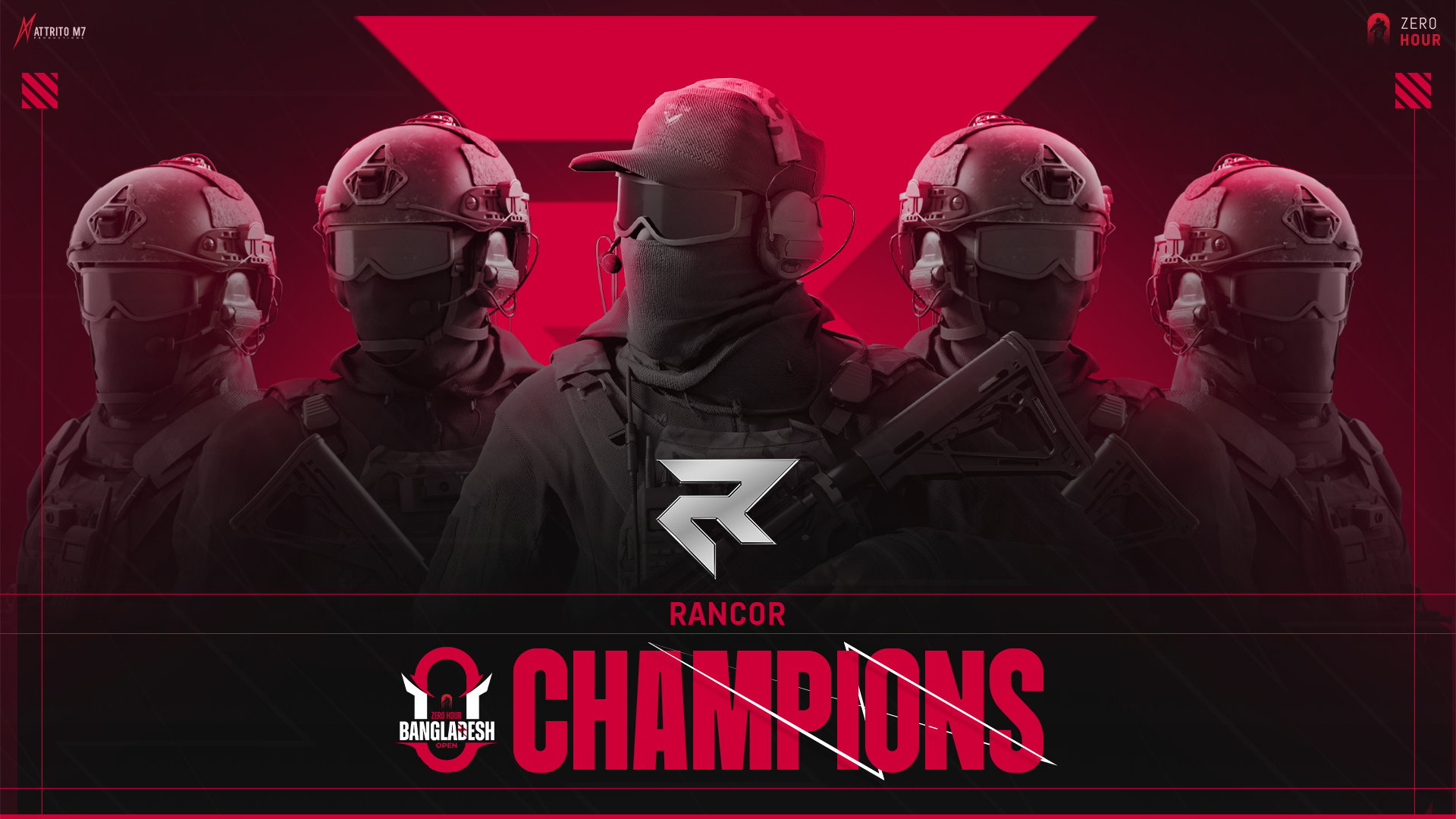 🏆 Zero Hour Bangladesh Open Champions: Team RANCOR! 🏆