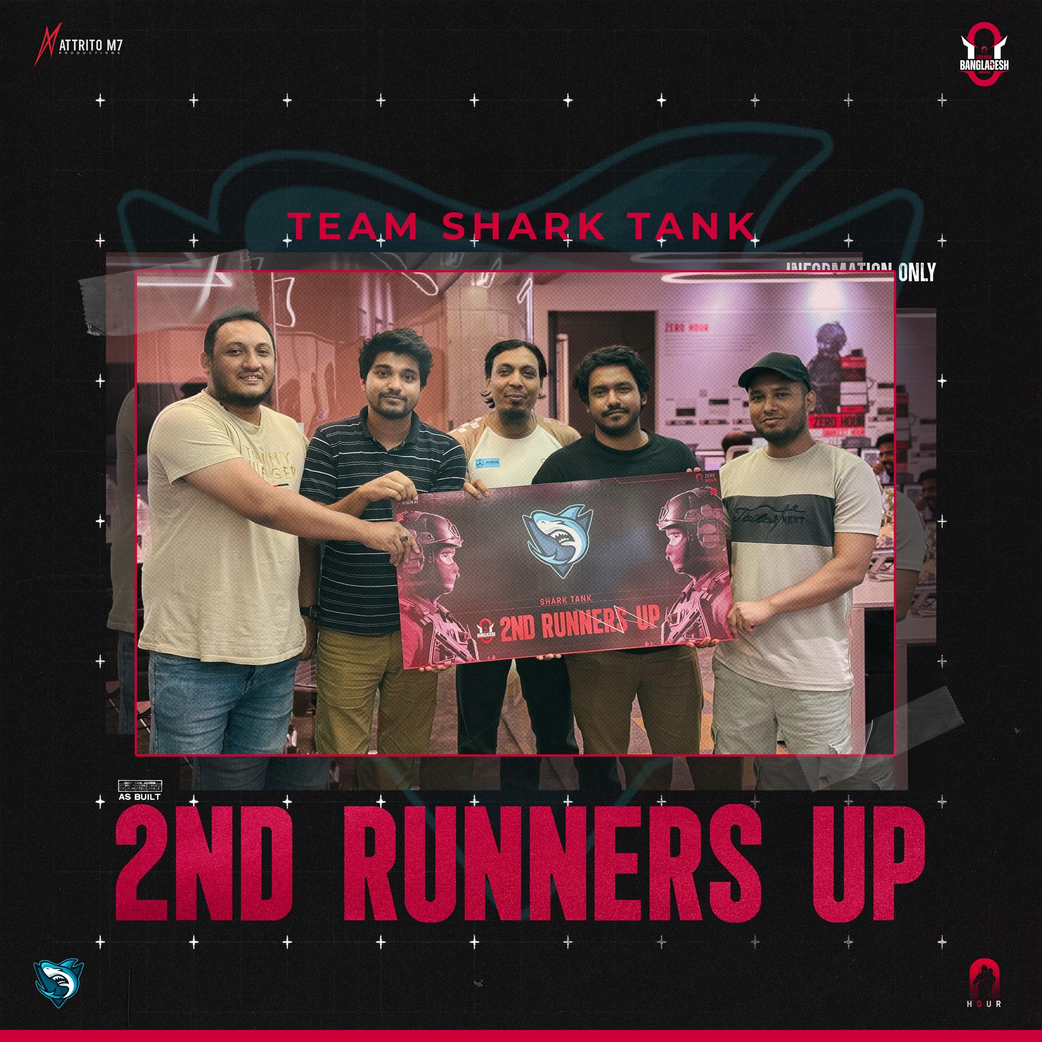 Congratulations to the winners of the Zero Hour Bangladesh Open Tournament! 🏆