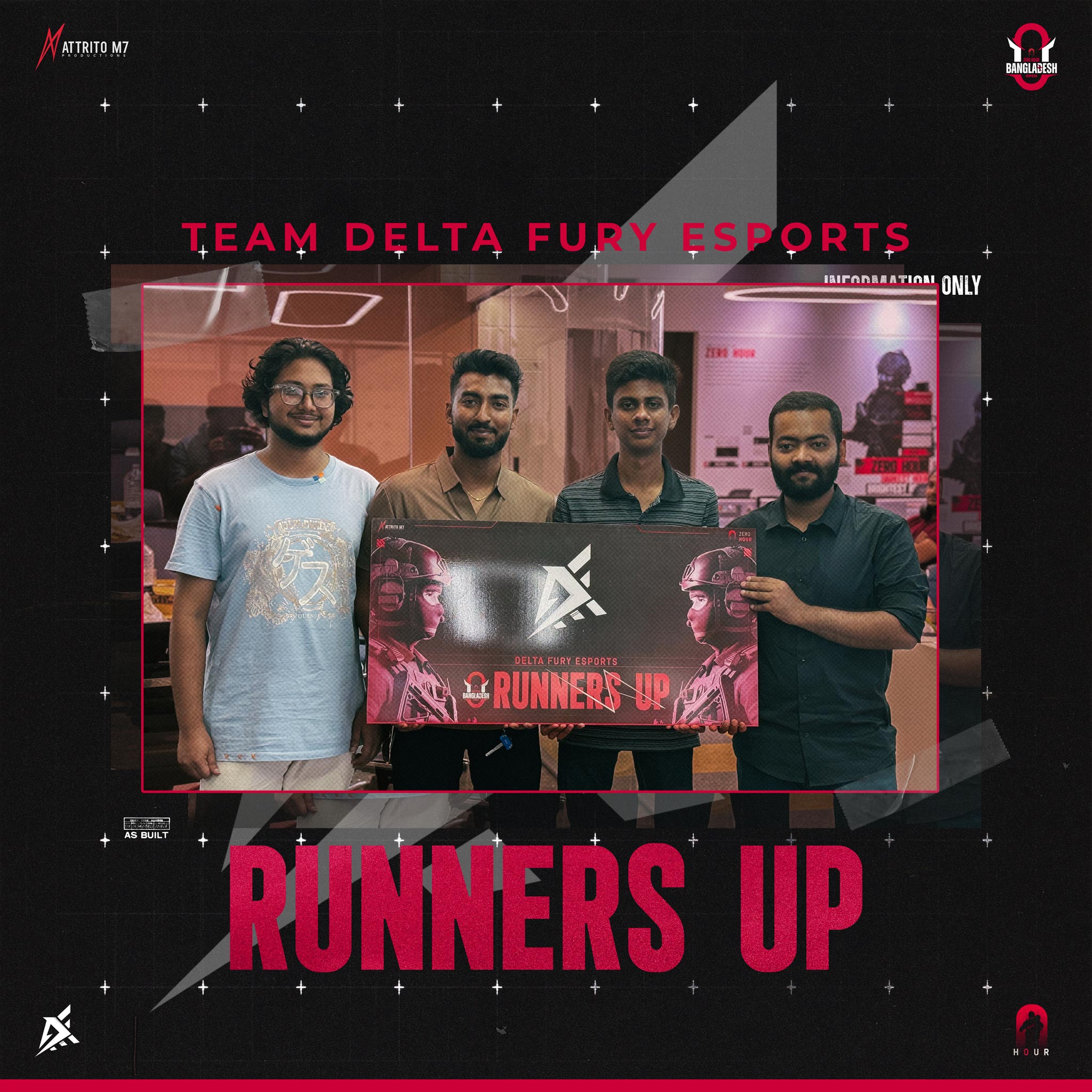 Congratulations to the winners of the Zero Hour Bangladesh Open Tournament! 🏆