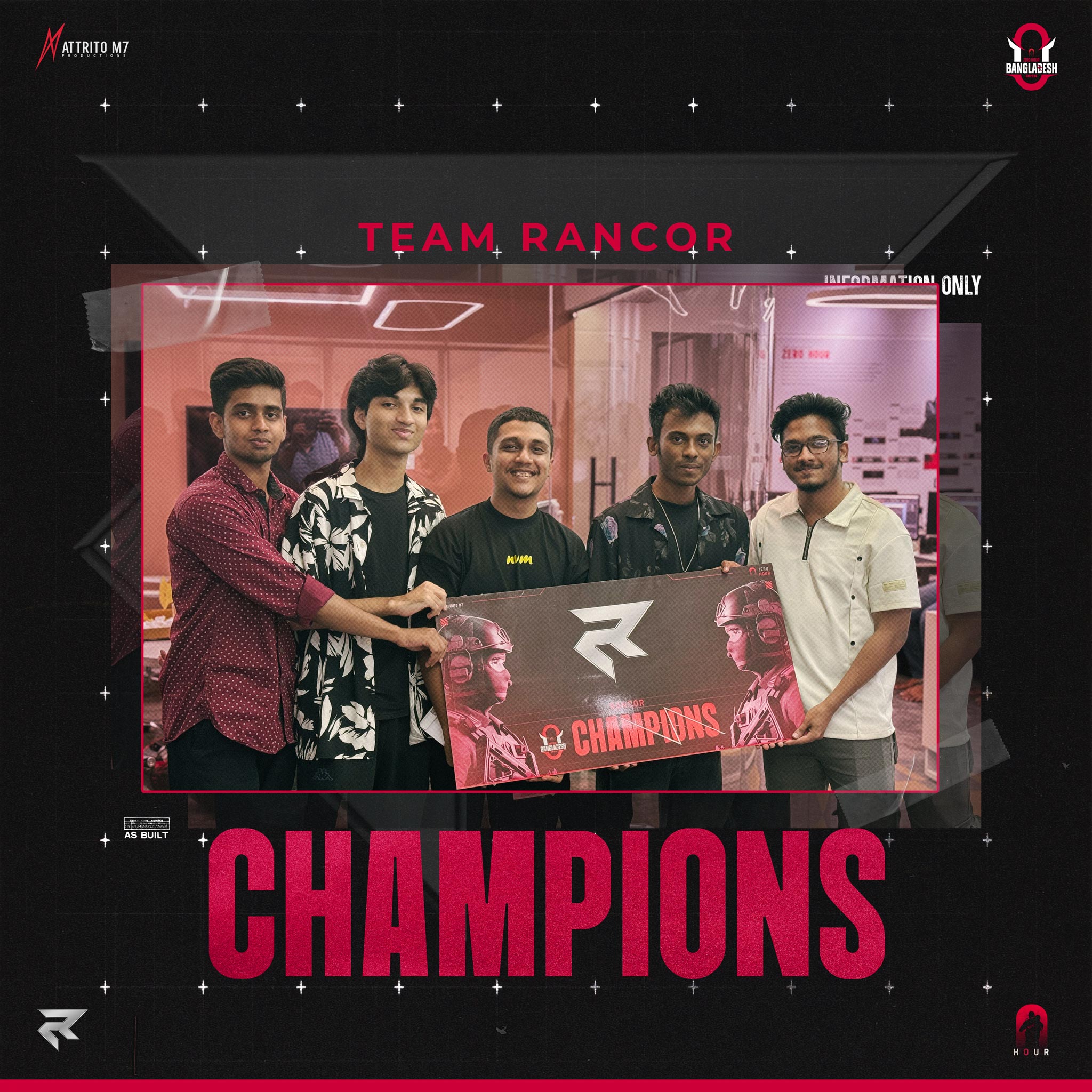 Congratulations to the winners of the Zero Hour Bangladesh Open Tournament! 🏆